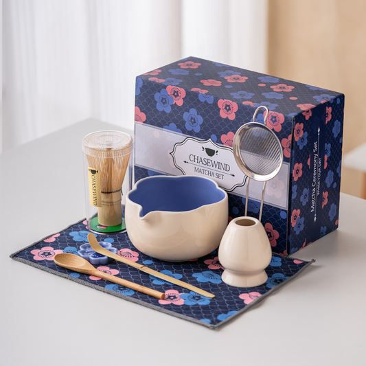 Petal-Shaped Matcha Set 500ml