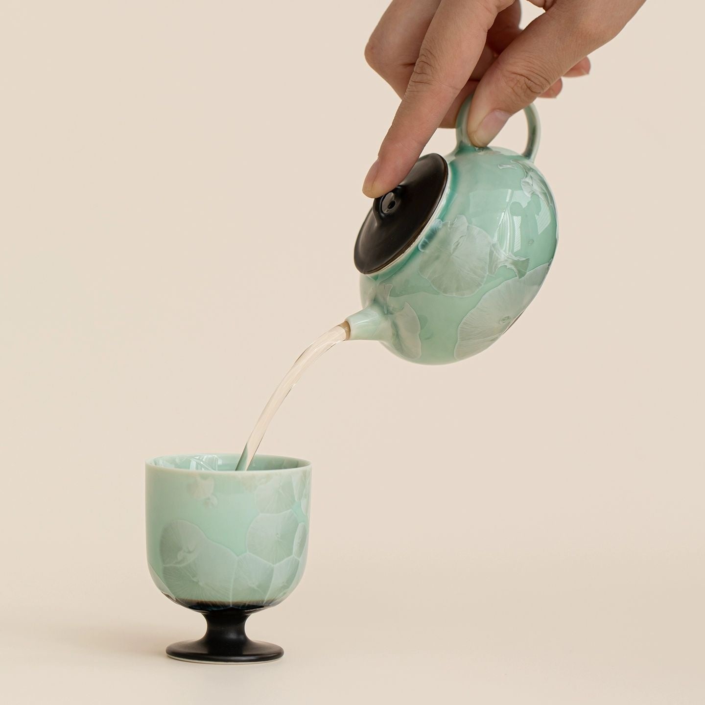 Crystalline Chinese Tea Pot 110ml