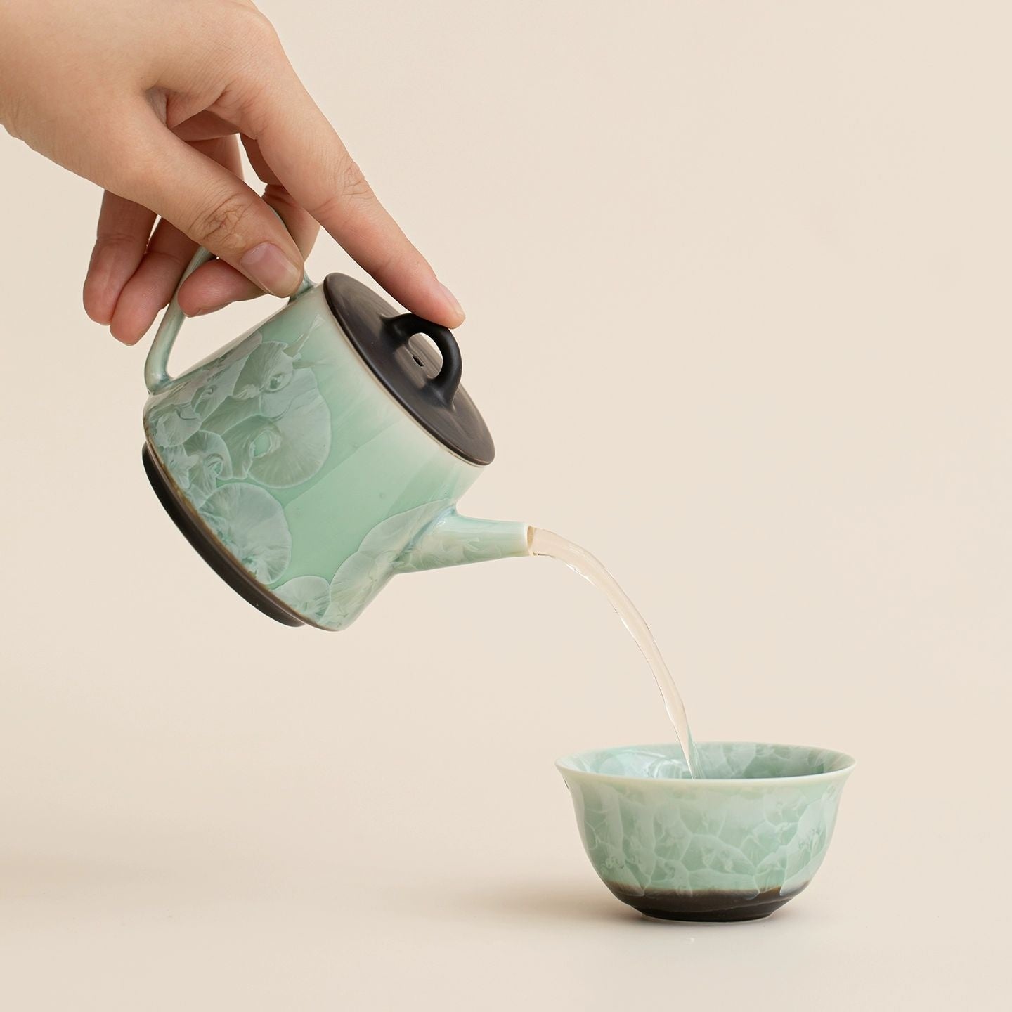 Crystalline Chinese Tea Pot 140ml