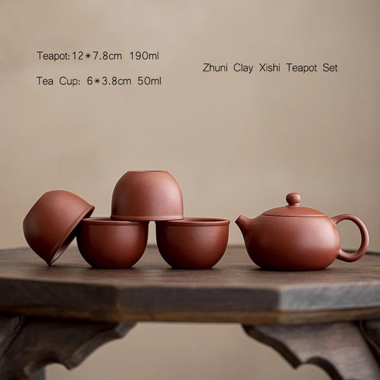 Zhuni Clay "Xishi" Teapot Set 190ml