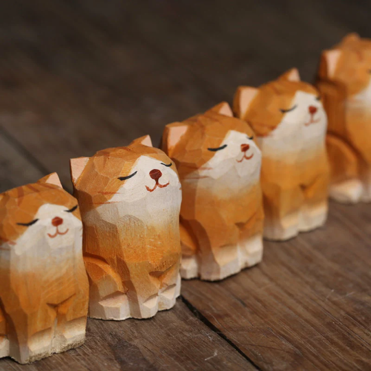 Set of 2 Cats Tea Pet