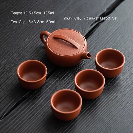 Zhuni Clay "Yipianwa" Teapot Set 135ml