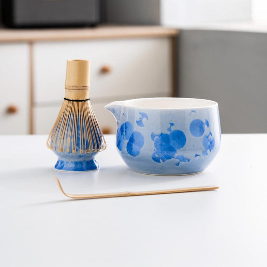 Crystal Flower Matcha Set 550ml