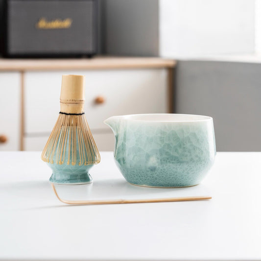 Crystal Flower Matcha Set 550ml