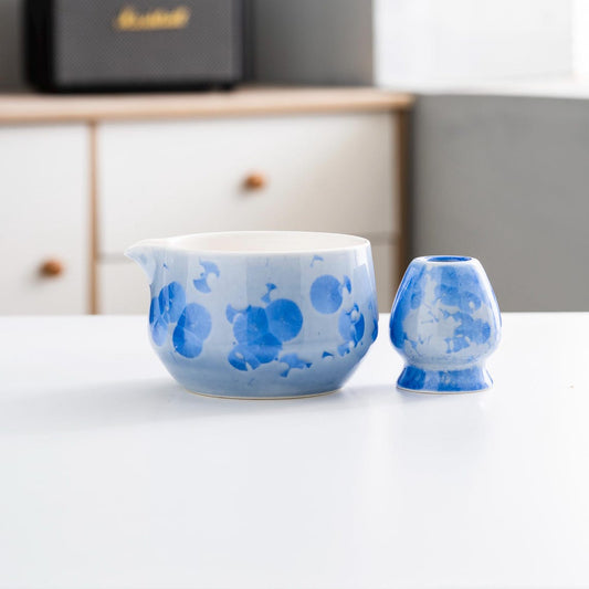 Crystal Flower Matcha Set 550ml