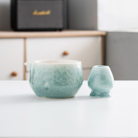 Crystal Flower Matcha Set 550ml