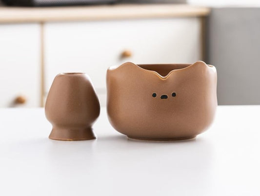 Brown Bear Matcha Set 600ml