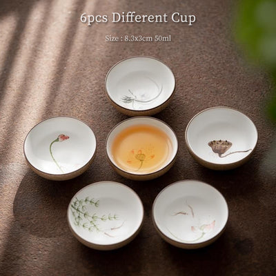 Set of 6 Tea Cup 50ml