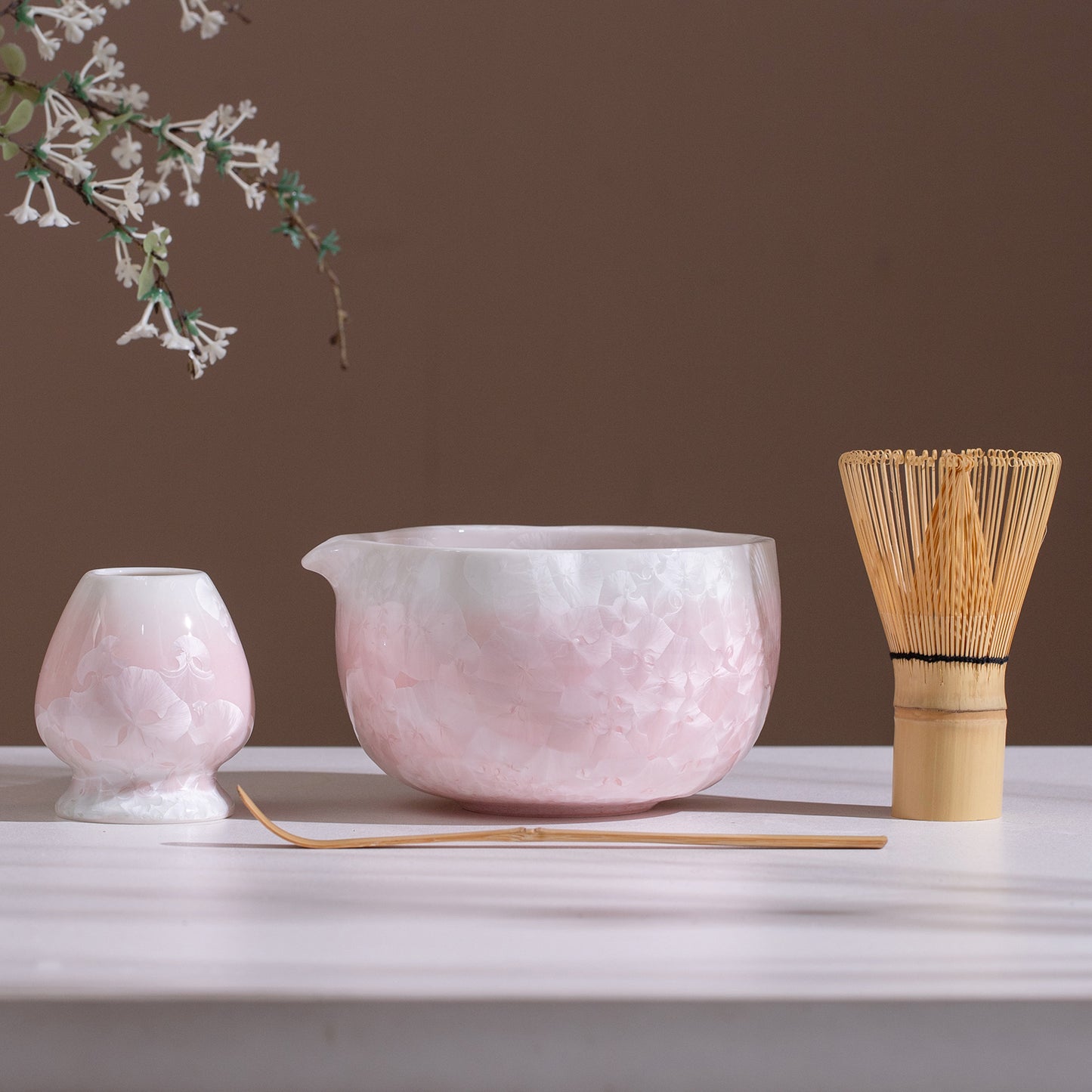 Pink Crystallize Matcha Set 700ml