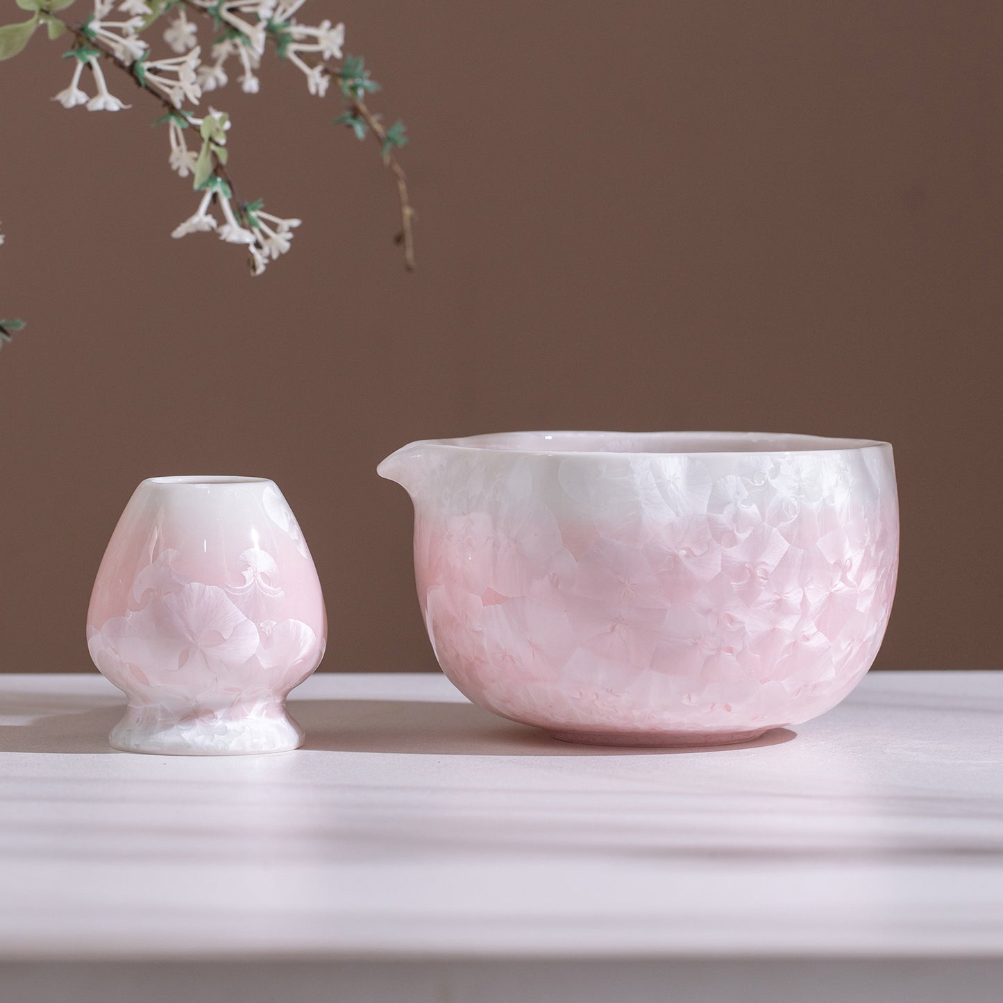 Pink Crystallize Matcha Set 700ml