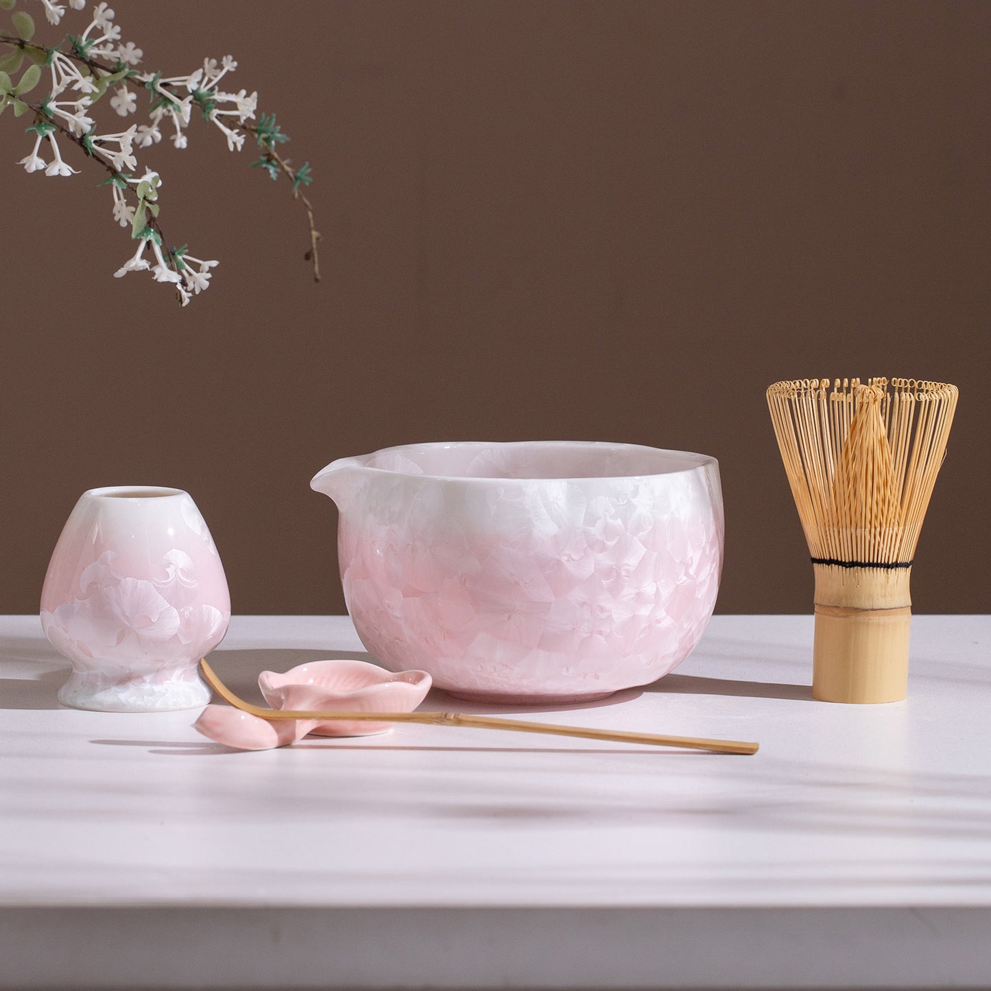 Pink Crystallize Matcha Set 700ml