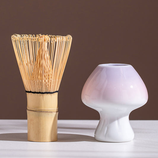 Bamboo Whisk and Holder