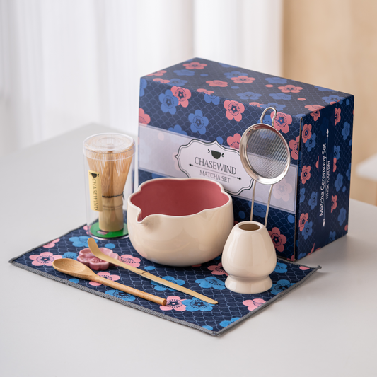 Petal-Shaped Matcha Set 500ml