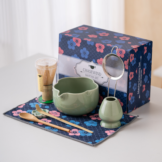 Petal-Shaped Matcha Set 500ml