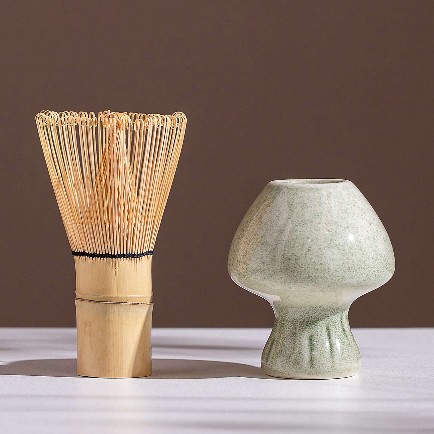 Bamboo Whisk and Holder