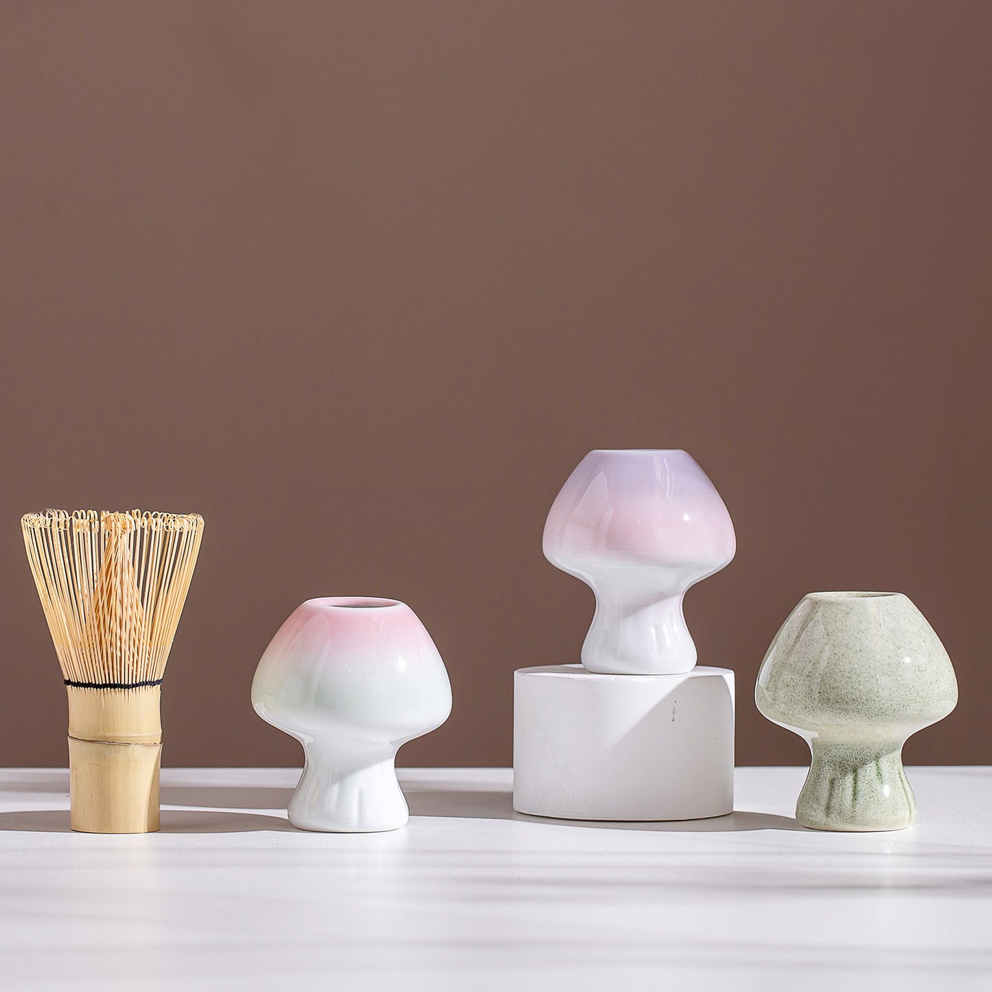 Bamboo Whisk and Holder