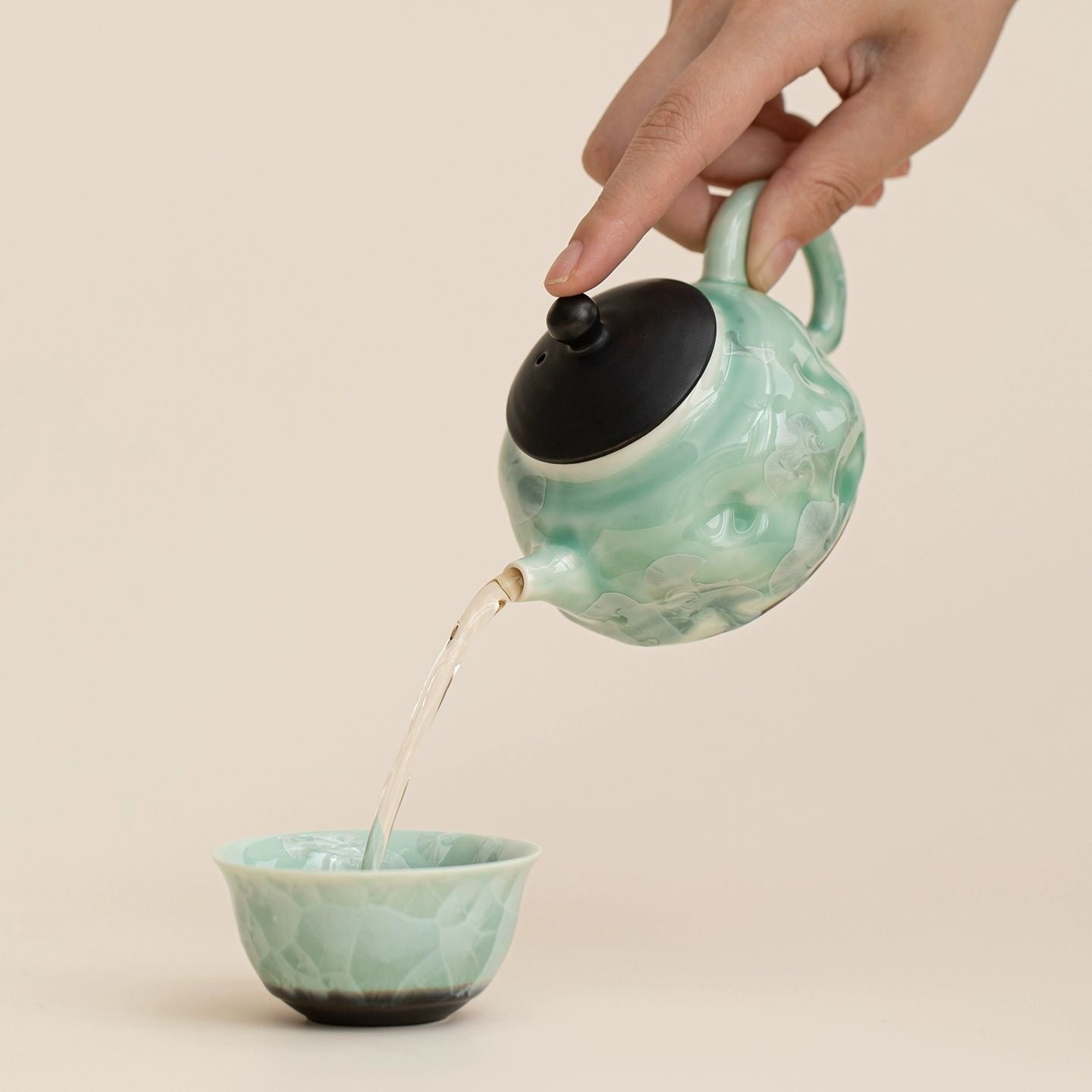 Crystalline Glaze Tea Pot 125/170ml