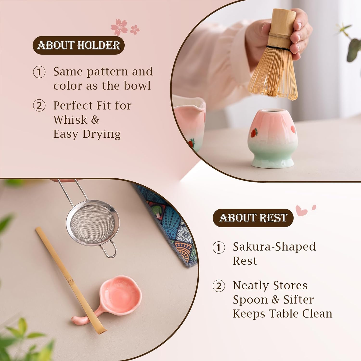 Strawberry Matcha Set 500ml