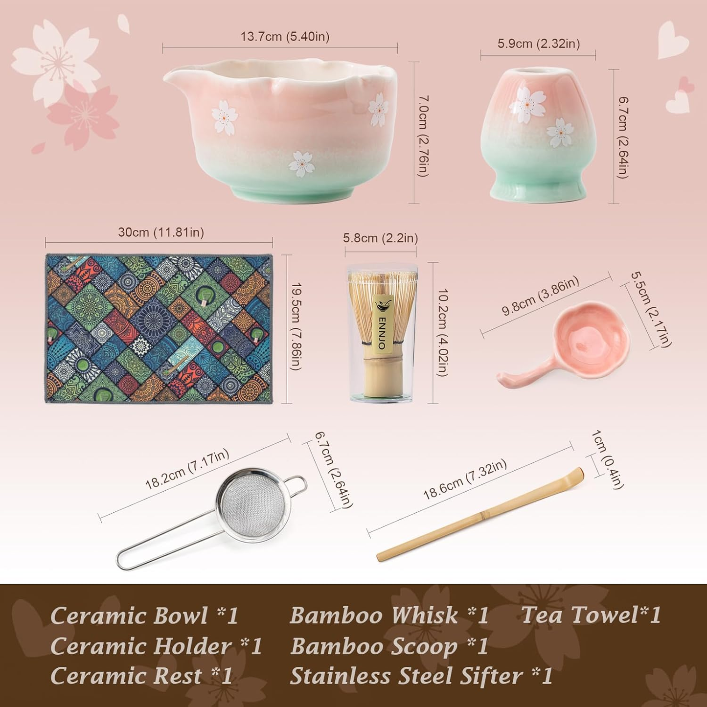 Sakura Matcha Set 500ml