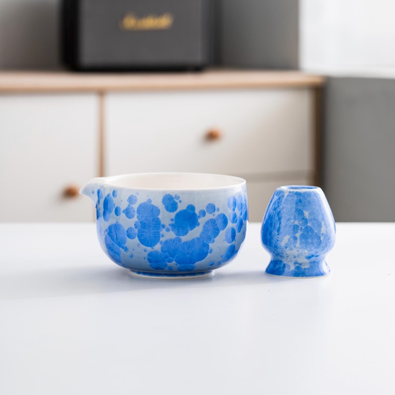 Crystal Flower  Matcha Set 450ml