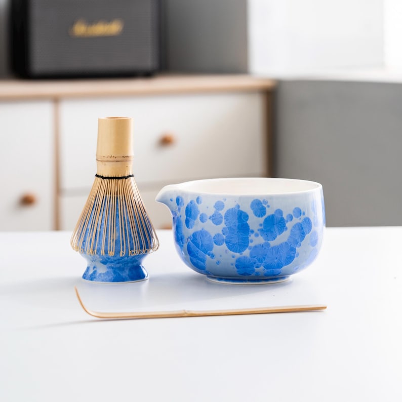 Crystal Flower  Matcha Set 450ml