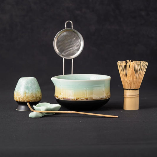 Crystalline Glaze Matcha Set 500ml