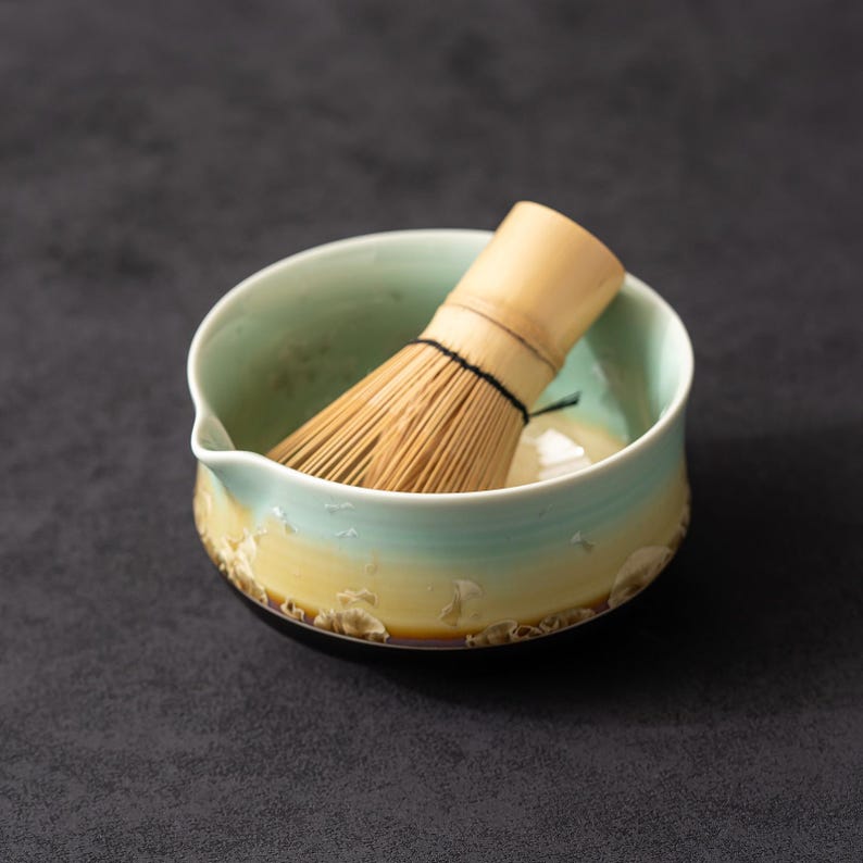 Crystalline Glaze Matcha Set 500ml