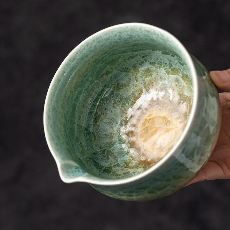 Crystalline Glaze Matcha Set 500ml