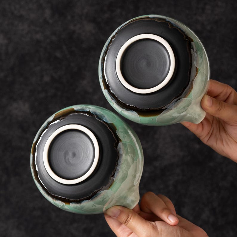 Crystalline Glaze Matcha Set 450ml