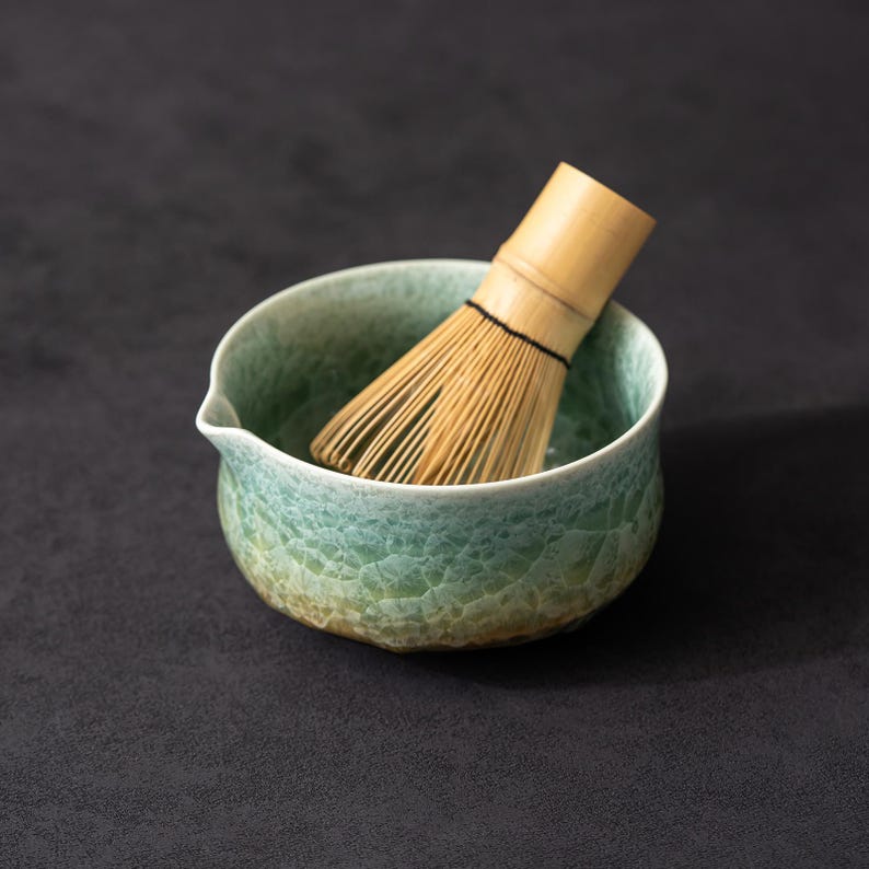 Crystalline Glaze Matcha Set 500ml
